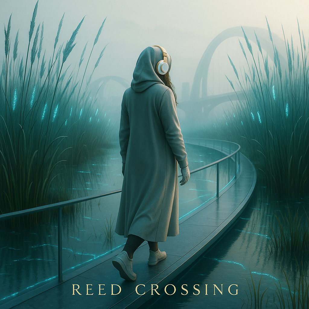 Arte da capa de Reed Crossing