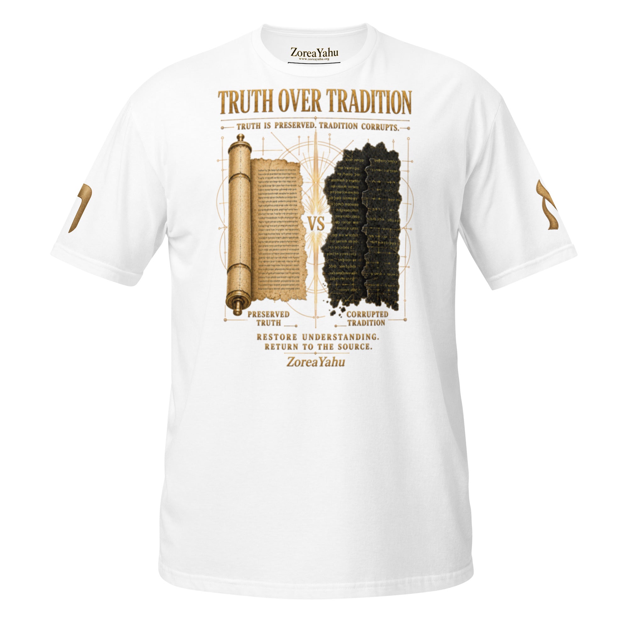 Truth Over Tradition by ZoreaYahu, faith-based scripture-inspired streetwear
